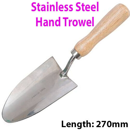 Stainless Steel Hand Trowel Spade Garden Allotment Tool Plant Digging Dig